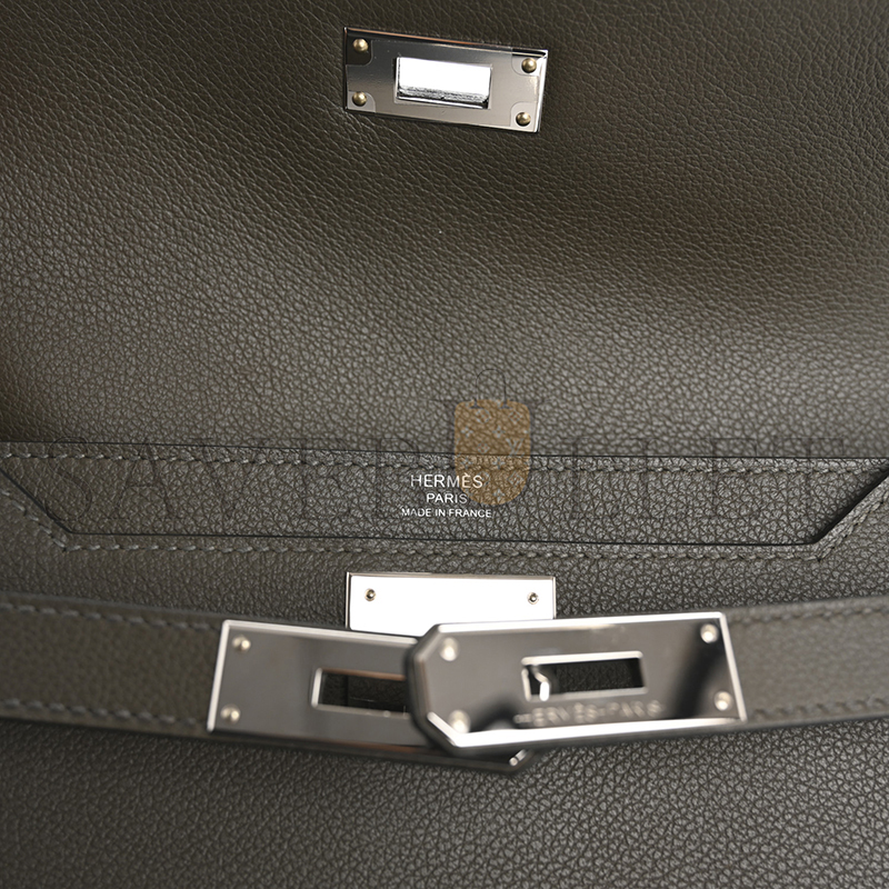 HERMÈS MASTER KELLY DEPECHES 25 PUCH EVERCOLOR ‎‎‎‎170768 (25.5*20*4cm)